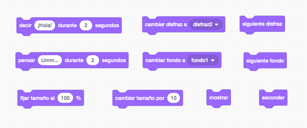 Bloques de Apariencia